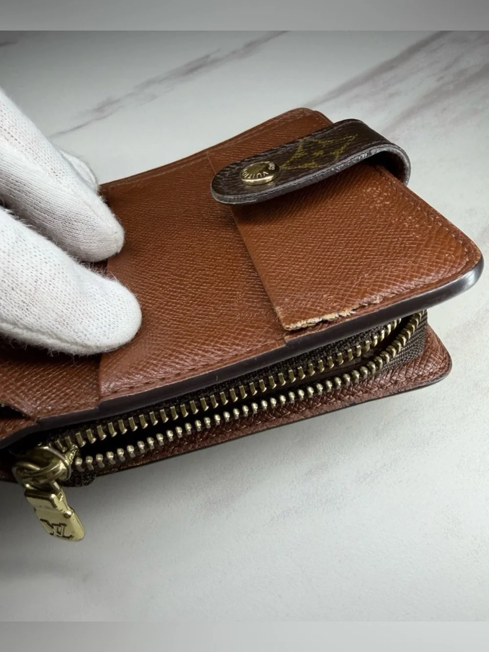 Louis Vuitton Monogram Brown Women's Wallet Bifold